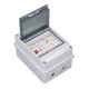 thumbnail image 5 of Risegun Caja De Protección De Distribución, Caja Eléctrica con Disyuntor De Cubierta Transparente Caja Eléctrica Impermeable IP65 con Disyuntor MCB RCBO Enchufe De La UE 250VAC 10 16A, 5 of 7