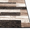 thumbnail image 3 of Tapis d'intérieur tissé Hometrends Alo crème et noir 5x7 pour toutes les pièces, 3 of 7