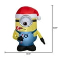 thumbnail image 2 of Lumière de Noël gonflable Carl avec la langue sortie Universel 40.9449 po x 31.1024 po x 53.9369 po x 0 lb, 2 of 6