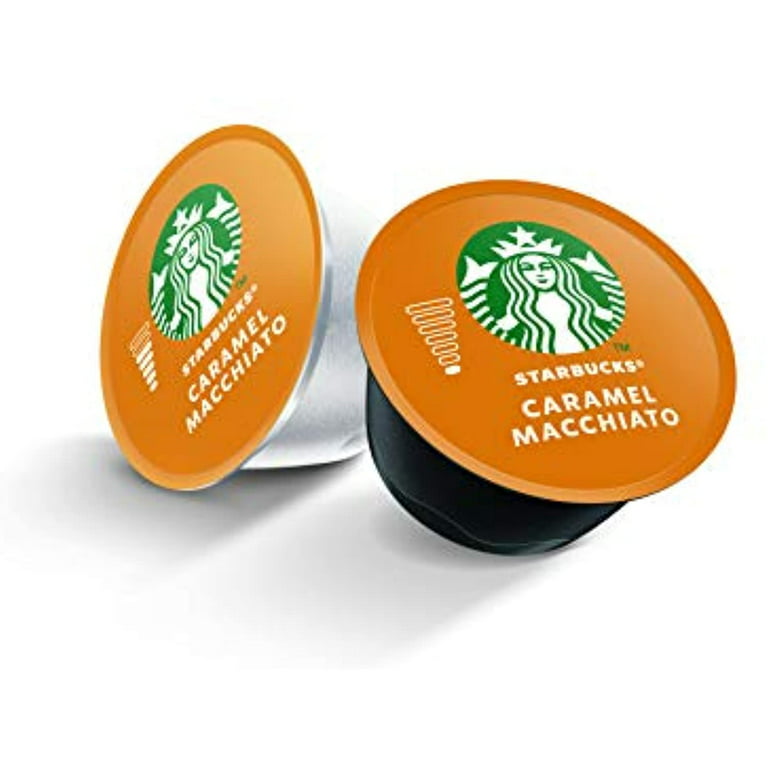 Starbucks Coffee By Nescafe Dolce Gusto, Starbucks Caramel Macchiato,  Coffee Pods, 12 Capsules, Pack Of 3 (Packaging May Vary)