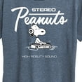 thumbnail image 3 of Peanuts - Stereo Snoopy Dj - Women's Short Sleeve Graphic T-Shirt, 3 of 6