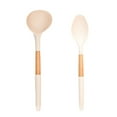thumbnail image 1 of 2 utensilios de cocina de silicona antiadherentes sin BPA. Utensilios de cocina resistentes al calor con mangos de madera., 1 of 5