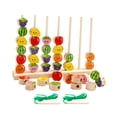 thumbnail image 4 of Juego de Secuencia de Cuentas de Madera para Combinar Formas, Actividades de Aprendizaje para Niños en Edad Preescolar, Bloques para Clasificar Y, 4 of 9