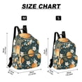 thumbnail image 2 of FORMRS Mini Backpack Purse for Women Quilted Travel Daypack Casual Shoulder Bag, Green Oranges, 2 of 7