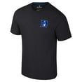 thumbnail image 2 of Men's Colosseum Black Duke Blue Devils Logo Lockup 2-Hit Active Blend T-Shirt, 2 of 3