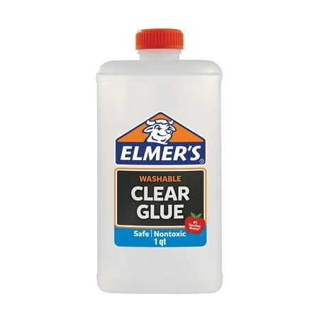 Elmer's Liquid School Glue, Clear, Washable, 32 oz.
