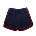 thumbnail image 1 of ZAXARRA Men Athletic Outfits Drawstring Elastic-Waist Sports Running Shorts, 1 of 5