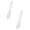 White, variant on 2 Pcs Plastic Butter Spreader Knife Multipurpose Spreaders for Spreading Small Spreader Knives Peanut Butter Jar Knife Butter Cheese Spreader Frosting Knives, 6.97x1.38 Inch, White