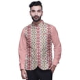 thumbnail image 1 of Atasi Kilim Printed Wedding Jackets For Men Nehru Jacket Waist Coat For Festive Season-Large, 1 of 6