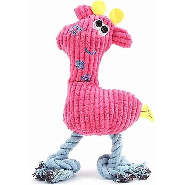 Dog Toys,Dog Plush Toy for Aggressive Chewers Dog Chew Toy for Large Dog Squeaky Durable Interactive Puppy Toys Red