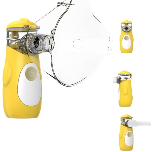 Portable Ultrasonic Humidifier - 0.5-5μm Cool Mist, 3 Adjustable Levels, 8H Battery, Ultra-Quiet (<30dB) – Relief for Dry Air, Allergies & Congestion