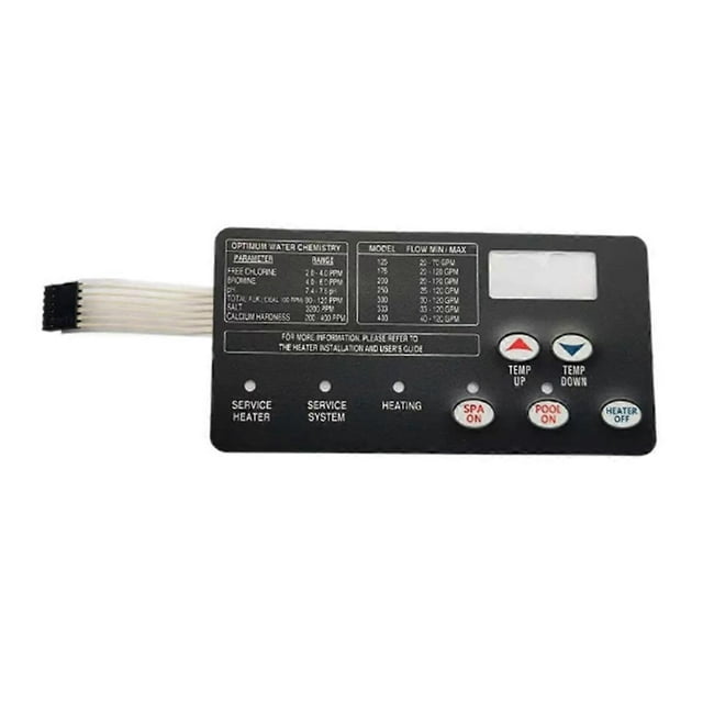 For 472610Z Replacement Switch Membrane Pad for MasterTemp Pool and Spa Heater Electrical System