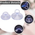 thumbnail image 6 of 32Pcs Car Glass Windshield Sunshade Suction Cups Diameter 35 & 45mm Small PVC Sucker Car Window Suction Cup with Hole for Automotive Visor Hanging Things Light Steel Blue diy Light Steel Blue, 6 of 9