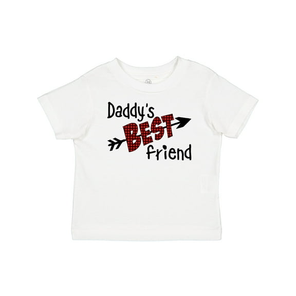 Inktastic Daddy's Best Friend- Arrow and Plaid Letters Boys or Girls Baby T-Shirt
