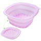 thumbnail image 1 of Cuenco facial de silicona para baño de hielo facial, herramienta de spa reutilizable con bandeja incorporada, lavabo plegable portátil para el uso diario en casa por la mañana, 1 of 1