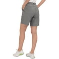 thumbnail image 3 of Little Donkey Andy Women’s 8 Inch Inseam Shorts for Golf Hiking Casual Travel with Pockets Size L, 3 of 6