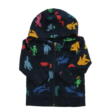 

Pre-owned Hanna Andersson Boys Navy | Red | Green Hoodie size: 12-18 Months