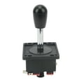 Arcade Joystick Black Oval Ball Head Classical DIY Handle Joystick for Game Machine