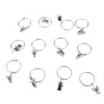 thumbnail image 2 of Ganchos para Anillos de Cortina con Clips BLESIY Plata 2 piezas, 2 of 8