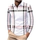 thumbnail image 2 of Blusa y camisa de manga larga con cuello vuelto para hombre, informal, con estampado, de manga larga, con solapa y media cremallera, deportiva, de poliéster., 2 of 5