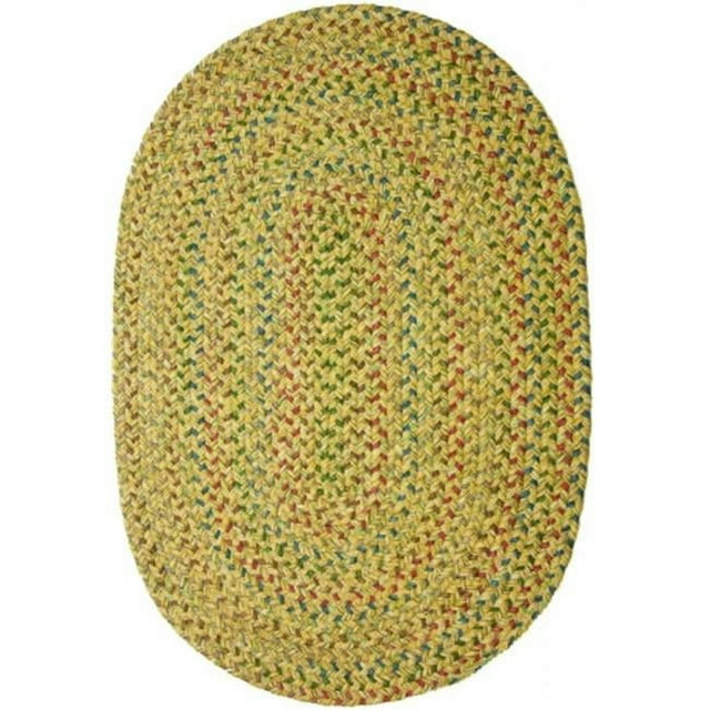 Rhody SO55R024X096 Tapis Sophia 2 x 8 Pi Multicolore Intérieur-Extérieur Ovale Tapis Tressé&44; Sable Naturel