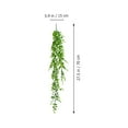 thumbnail image 4 of Zcyifa Hanging Vine Garland 2pcs Artificial Eucalyptus Garlands Plastic Hanging Vines Decorative Garlands Green, 4 of 10