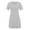 Gray, variant on Inleife Womens Summer Dresses Fashion Women Casual Short Sleeve Solid Ladies Loose Mini Dress Knee-Length Dresses