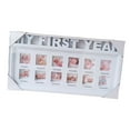 thumbnail image 1 of simhoa First Year Picture Frame 12 Month Wall Desktop Album for Baby Shower Gift White, 1 of 8