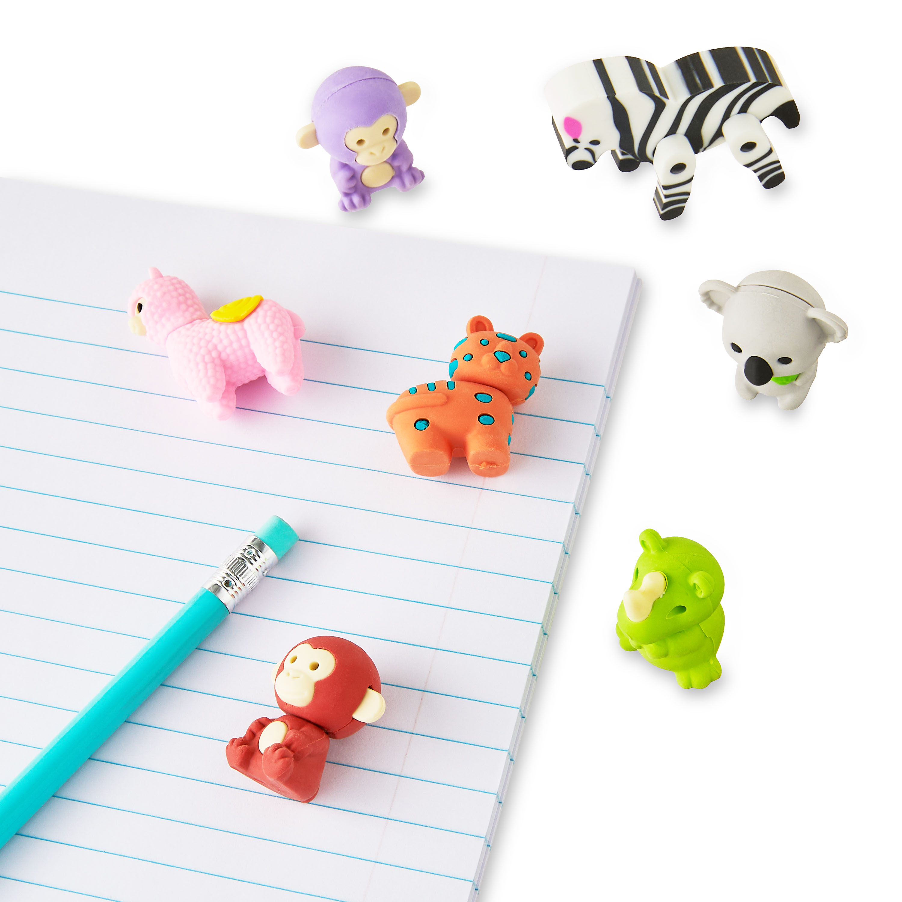 Borradores de animales Pen+Gear, 25 piezas 5
