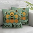 thumbnail image 3 of QZHH  Summer Pillow Cover Bee Kind Honey Decorative Lumbar Pillow Case Decor Home Decorations Cushion Case for Sofa Couch, 3 of 5