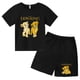 thumbnail image 3 of Conjunto de 2 piezas de camiseta y pantalones cortos con estampado de El Rey León Simba para niños y adolescentes, ropa informal de manga corta, traje de moda, 3 of 4