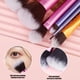 thumbnail image 3 of Brochas de maquillaje, mango de plástico profesional, brocha para polvo, tubo de aluminio, cosméticos, brocha suave para ojos y cara, 3 of 6