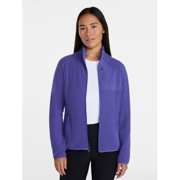 Ozark Trail Women's and Women's Plus Mock Neck Fleece Jacket, Sizes XS-2X