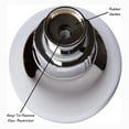 Mustacti 3 Inch Pressurized Shower Nozzle For Low Flow Showers Sprinkler Top Spray High Pressure