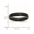thumbnail image 6 of Chisel Stainless Steel Brushed Black IP-plated 4mm Band, 6 of 7