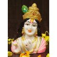 thumbnail image 6 of IBA Indianbeautifulart Hindu God Resin Lord Krishna Statue Idol Murti Spiritual Figurine Religious Showpiece Home & Office Table Décor-PL, 6 of 8