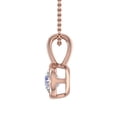 thumbnail image 2 of 1/2 Carat Diamond Solitaire Pendant Necklace in 14K Rose Gold - IGI Certified (Included Silver Chain), 2 of 4