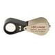 thumbnail image 2 of 21mm Lens Jewelers Triplet Eye Loupe LED Light Metal Plata Negro 20X Hugo lupa de luz led, 2 of 9