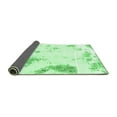thumbnail image 2 of Ahgly Company Indoor Rectangle Abstract Emerald Green Modern Area Rugs, 2' x 4', 2 of 4