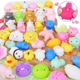 thumbnail image 2 of Nuevo juguete blando, lindo animal antiestrés, pelota para apretar, Mochi, juguetes que se elevan, Abreact, suave, pegajoso, juguetes para aliviar el estrés, regalo divertido, 2 of 5