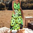 thumbnail image 3 of Pickleball Balles Jaunes Sport Amusant Robe Sans Manches Robes pour occasions Spéciales Robes d'Été pour Femmes 2024, 3 of 5