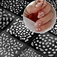 thumbnail image 6 of Monebena 60 Sheets Flower Nail Stickers for Nail Art Spring Nail Decals 3D Self-Adhesive Nail Supplies Charms with Nail Tweezer Summer Colorful Rose Daisy Heart Nail Art Design, 6 of 13