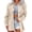 Khaki, variant on Oversized Shacket Jacket for Women Button Down Shirt Cable Textured Casual Long Sleeve Loose Jacket