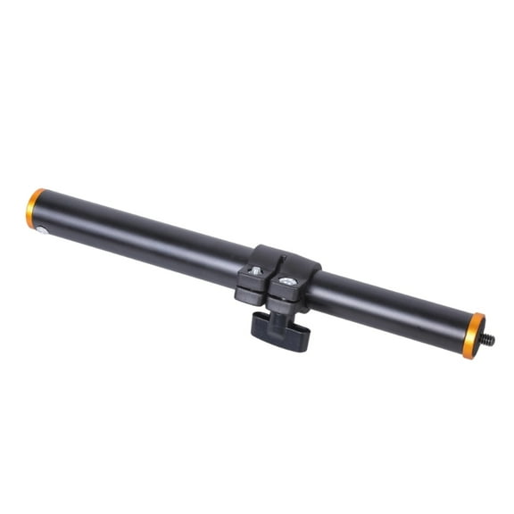 Aluminum Tripod Extension Arm 19-31cm With Deep Threaded 1/4-20 Connectors For Camera Gear Stabilization Monitor Mount