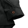 thumbnail image 7 of Long Sleeve Shirts for Men, Men's Button Down Long Sleeve Shirts Shirts Beach Casual Regular Fit Band Collar Shirts Men, 7 of 7