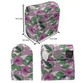 thumbnail image 4 of Floral Stand Mixer Cover, Repetitive Hibiscus Flowers Vibrant Leaves Plain Backdrop, Kitchen Appliance Organizer Bag Cover with Pockets, 5 Quarts, Pale Pink Hunter Green, by Ambesonne, 4 of 4