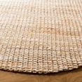 thumbnail image 3 of SAFAVIEH Marbella Christina Solid Area Rug, Natural/Ivory, 4' x 4' Round, 3 of 8