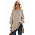 thumbnail image 4 of Women'S Oversized Sweaters Winter Long Sleeve Casual Tops Mock Neck Loose Fit Knit Pullover Color M, 4 of 9