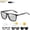 black black frame photochromic lens, variant on HD Polarized Photochromic Sunglasses Men Retro UV400 Driving Glasses