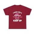 thumbnail image 2 of I Swim Like a Girl Try to Keep UpT-Shirt, 2 of 12